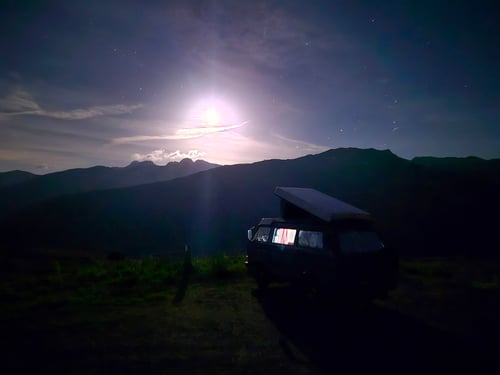 Es war eine sternenklare Nacht.