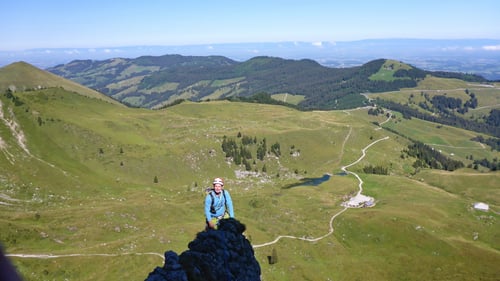 2020/07: Auf dem Gemschgrätli der Nünenenflue (CH/BE)