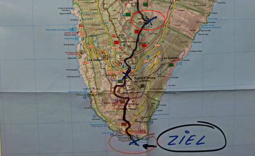 Kartenausschnitt Etappe 6