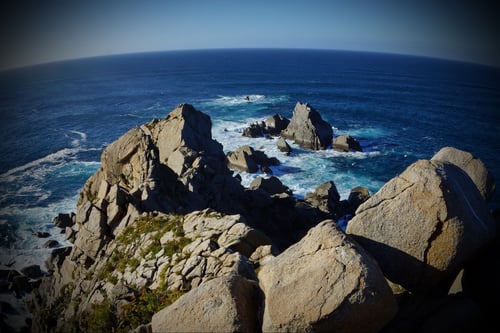 Am nördlichste Punkt der Iberischen Halbinsel.