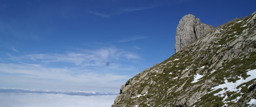 Das Öhrli oberhalb des Nebelmeers