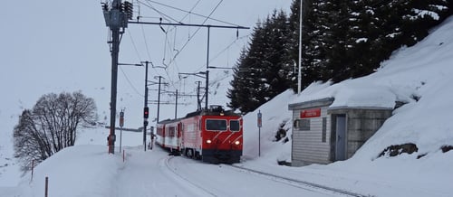 Es folgte die Rückreise - Einmal quer durch die Schweiz