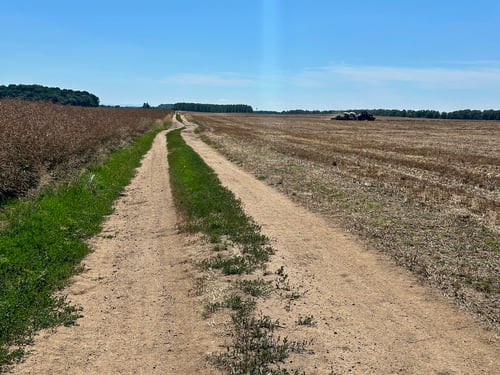 Viele Felder waren bereits gemäht, so konnte ich die einte und andere Abkürzung über die Landstriche nehmen.