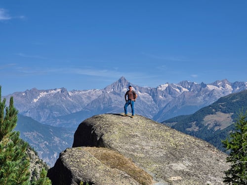 2024/09: Olli & das Bietschhorn (CH/VS)
