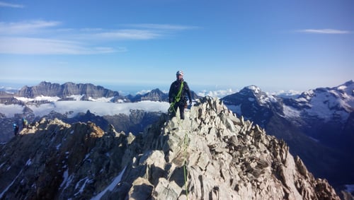 Endlich Sonne! Es kann hier ganz schön Chute!