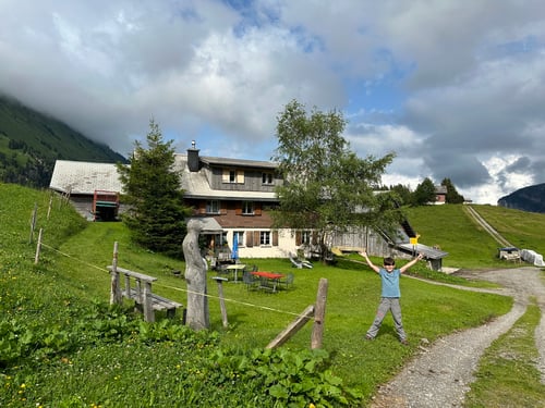 Chneuwis, unserer Übernachtungsort