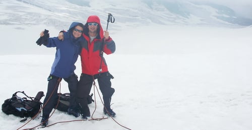Spass auf dem Gletscher!