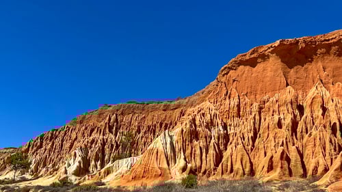 2022/10: Am der faszinierenden Praia da Falésia (PRT/Algarve)