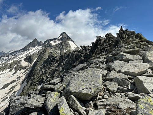 Auf dem Grat des Hohhoren.