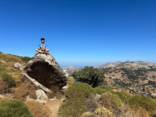 Nicht immer war Luca so relaxed unterwegs ;-)