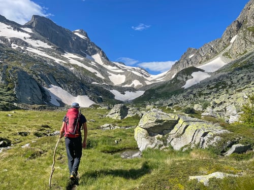 Auf dem Weg zum Steinejoch.