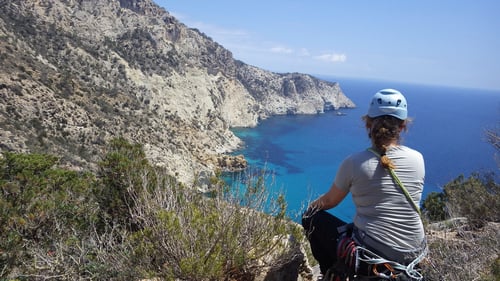 Ausblick beim Ausstieg.