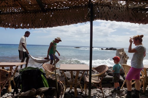 Frischer Fisch fürs Abendessen