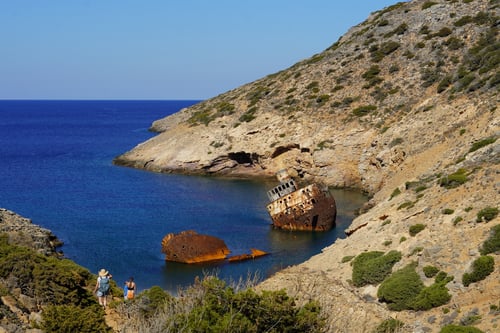 2024/10: Wanderung zum dem Schiffswrack Olympus (GR/Amorgos)