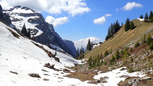 Zuhinterst im Bild erkennt man den Beatenberg mit der grossen Antennenanlage auf dem Gipfel.