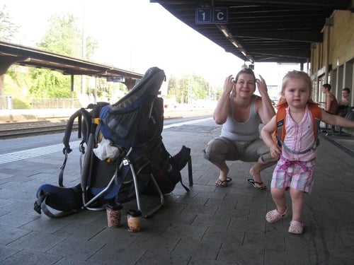 08:06 Uhr Bahnhof Liestal: Zugfahren