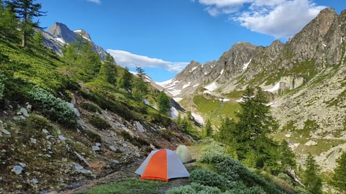 2021/07: Biwak in den Bergen (CH/VS)