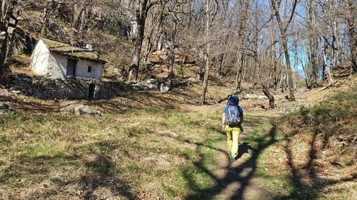 Auf dem Weg zur Ponte Tibetano Carasc.
