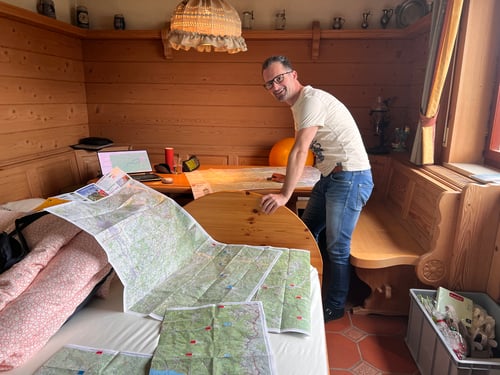 Erste Planung im April 2022.