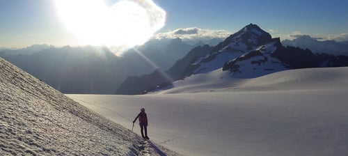 Auf dem Weg zum Spannortjoch.