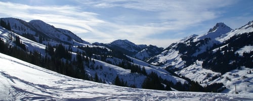 Unser Ausblick beim Fondueessen