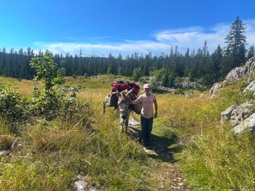 2021:/08: Eseltrekking im Nationalpark von Vercors (F/ARA)