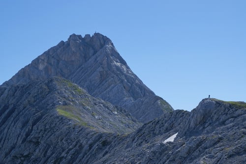 Auf dem Weg zur Schönfeldspitze