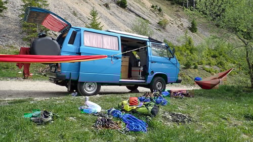 2020/05: Das after climb Leben der Alpendudes...