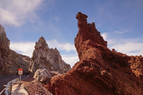 Rückfahrt auf der abwechslungsreichen LP-4