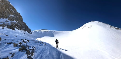 Gemütlicher Aufstieg vom in Richtung Hundshore.