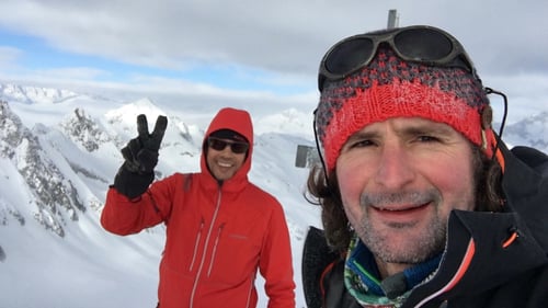 Am Gipfel des Gross Leckihorns