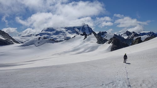Auf dem Glacier des Follâts.