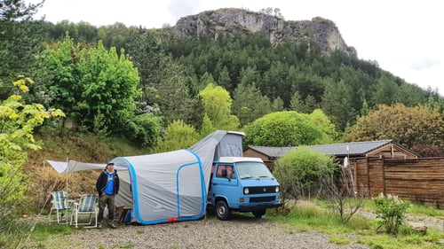 Unser Übernachtungsplatz für die nächsten Tage.