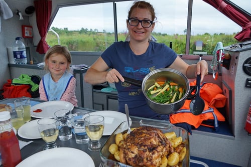 Unser 1. Augustessen aus der Boardküche!