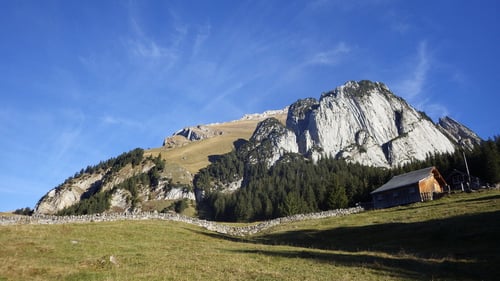 Der Wildhuser Schafberg (2'373 m) mit vorgelagerter Kannte.