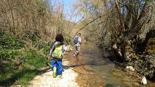 Wasserwandern: So lieben wir das :-)