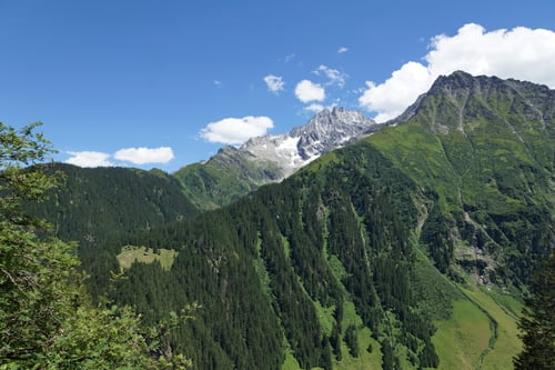 Blick auf den Oberalp- und Witenalpstock