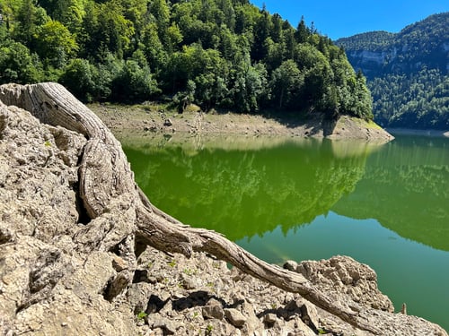 Szenerie am Lac de Moron.