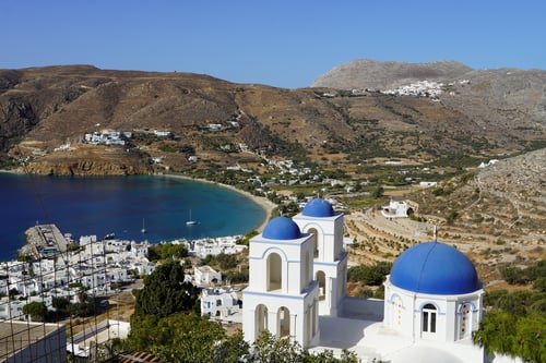 Egiáli, Zielort meiner Wanderung.