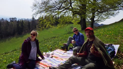 Es war ganz schön windig und kalt!