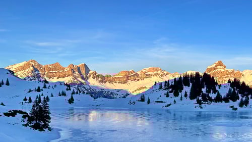 2022/01: Faszination winterliche Berglandschaft am Trübesee (CH/NW)