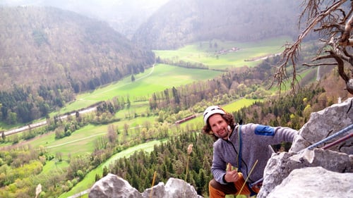 Olli beim Ausstieg der La Nostalgique.