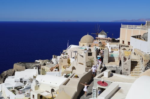 In der Hauptstadt Firá