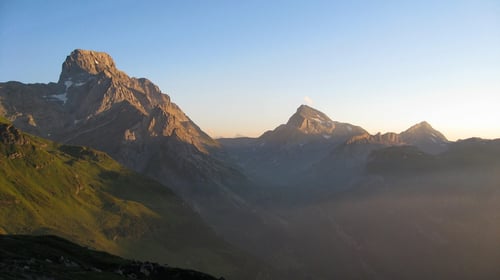 Ausblick von der Glärnischhütte