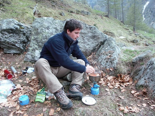 Eine Suppe als Vorspeise...