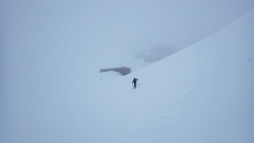 Eine freudige Orientierung im weissen Nichts... die Cappana Cristallina.