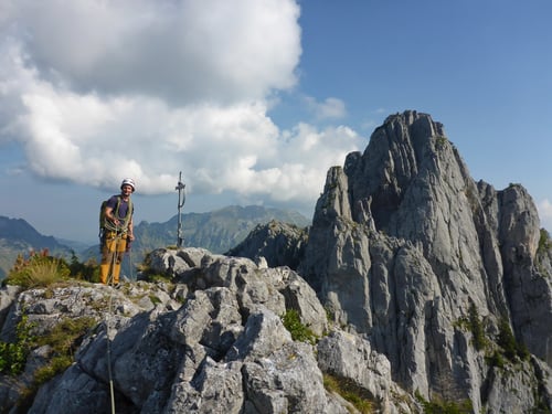 Olli auf dem Eggturm (1934m)
