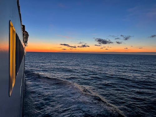 2022/07: Fahrt mit der Fähre von Amsterdam nach Newcastle upon Tyne (NL/UK)