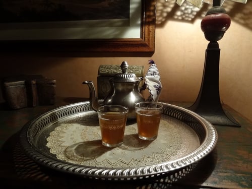 Der obligate Pfefferminztee