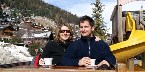 Relaxing, morgen geht's wieder auf die Skies